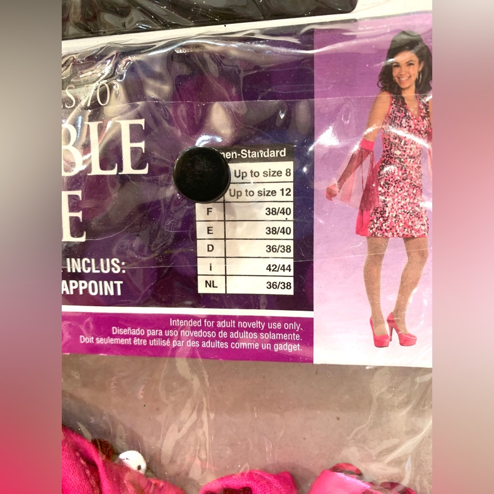 70’s Disco Sequined Theme Mini Dress - Picture 3 of 6